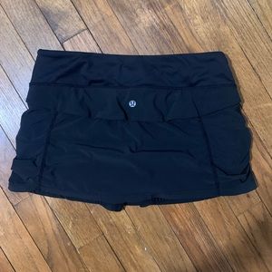 Black Lululemon skirt
